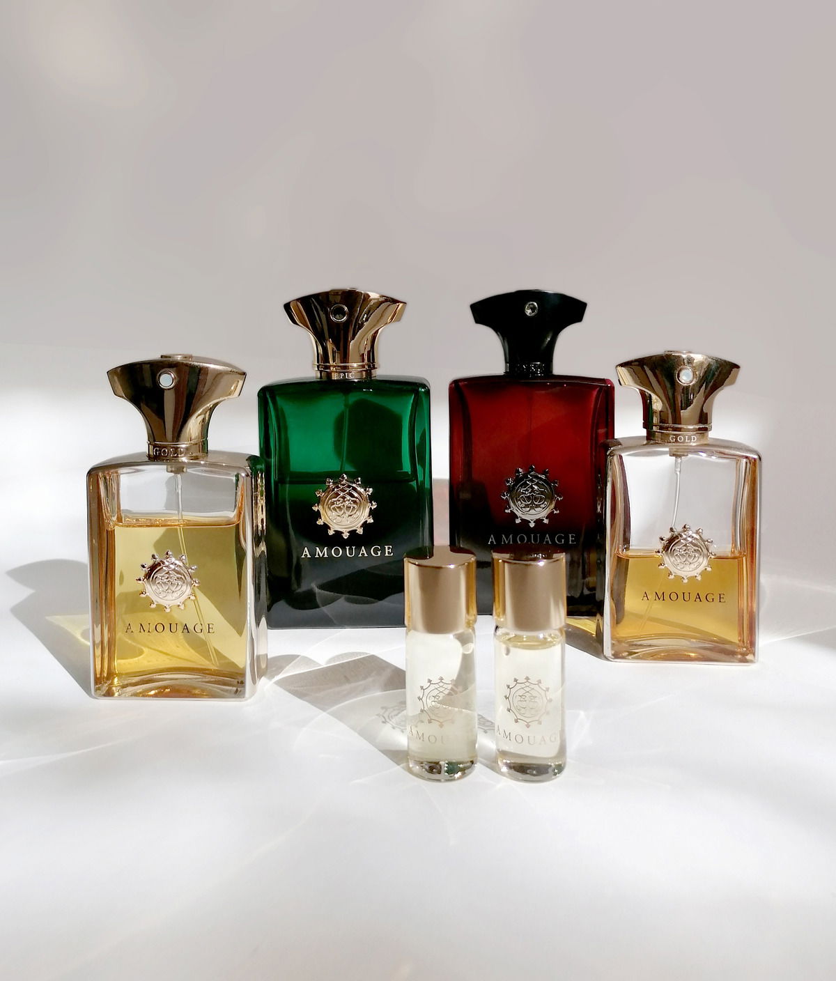 My Amouage Pour Homme perfumes: Epic, Lyric, Gold and Reflection - 041022