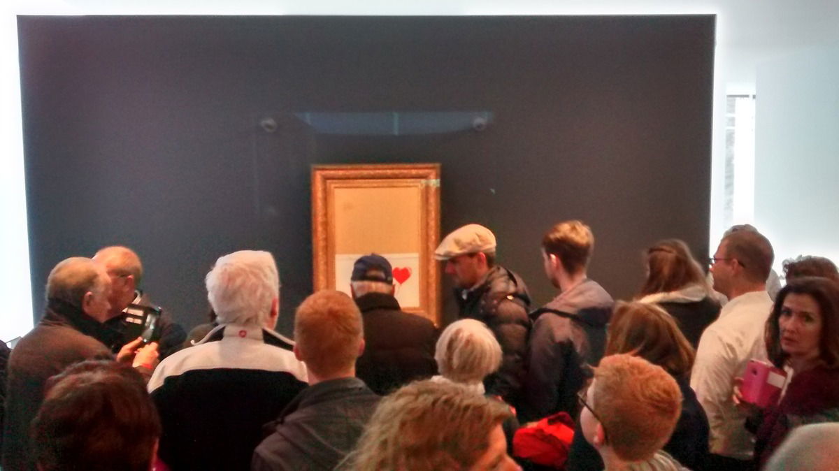 Andrang wie bei Mona Lisa: Banksy