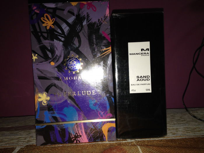 Amouage Interlude and Mancera Sand Aoud