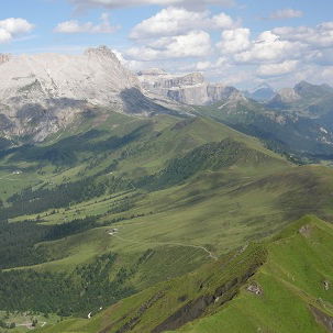 Blick von der Seiseralm...