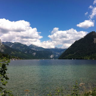 Blick vom Seeanfang in ...