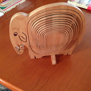 Elephant platter from T...