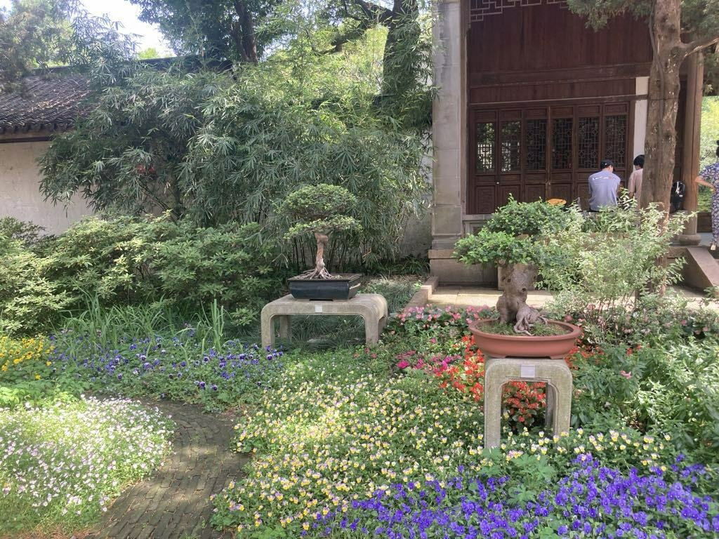 Vorgarten in Ancient Huishan Town
