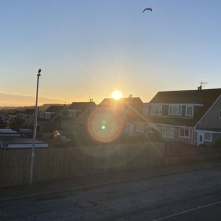 I opened the curtains t...