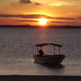 Sunset am Michamvi Kae...
