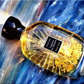 Gold desert's tears flowing over the blue sea... (by VanAllan)