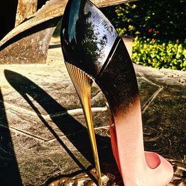 Wenn ich meinen Kopf hängen lasse, dann nur um meine Schuhe 👠 zu bewundern 😍vielen Dank für Eure lieben Fotokommentare