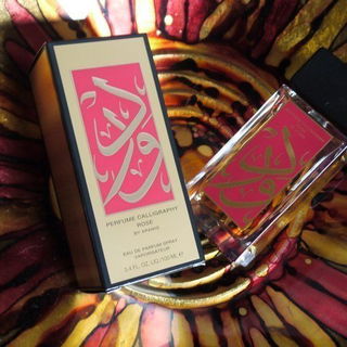 Perfume Calligraphy Rose auf toskanischer Glaskunst