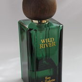 Florena Cosmetic: Wild River mit Echtholzkappe (gekauft ca. 2005), erschienen DDR Exquisit ca. 1979, eingestellt (von Powershot)