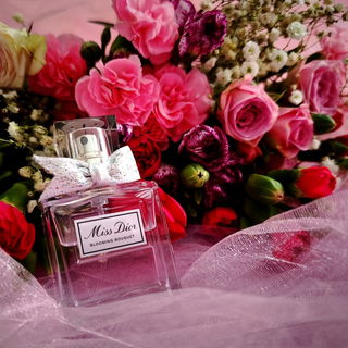 Im Schleier von Rosa, so zart und so fein, flüstert der Frühling: „Komm, atme mich ein.“ Süße Wicke tanzt mit der Rose im Licht, ein Blütenbukett – mehr braucht es nicht.  Ein Hauch von Moschus, so sanft, kaum zu spür’n, wie Küsse im Wind, die heimlich verführ’n. Vergänglich wie Träume, doch voller Magie, so klingt Blooming Bouquet – ein Duett der Poesie. 🌸✨