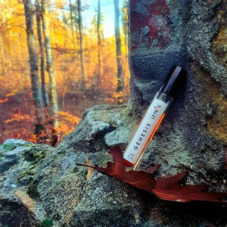 Erdbeer Fireflys rotten im Schlund einer fleischfressenden Tuberose. Der Boden ist moosgrün.Genesis. Jasmin ist irgend so ein Schlüsselreiz.