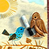 2 Vögel in friedlicher non-Solitude ;-) (by CharlAmbre)