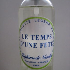 Le Temps d'Une Fête - Nicolaï / Parfums de Nicolaï