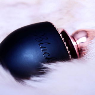 White florals disguised in black