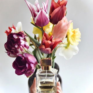 Fresh flowers from mom’s garden + APOM and my life is brighter. That simple.