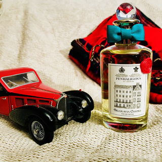 Summer 1936 in Belgravia, London: The sun highlights the thousands of berries behind the white fences