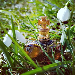 Miniatur; zur Feier des Tages schenkte die Natur ihre eigenen Blumen.