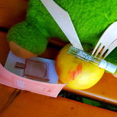 Fundstück 1 und Fundstück 2 (leider nur in Form eines Beinchens...) (by CharlAmbre)