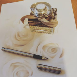 Ich liebe Schönes zum Schreiben.