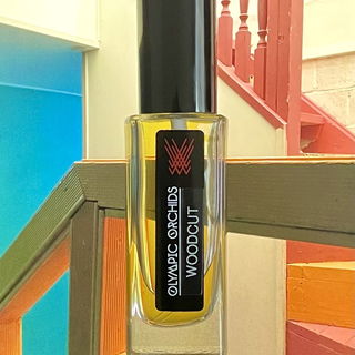 Woodcut by Olympic Orchids Artisan Perfumes