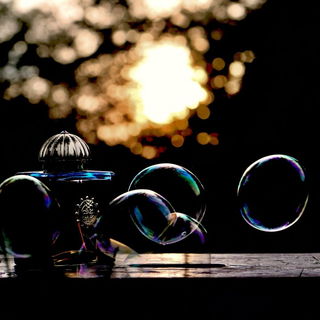 Für Ela. Die diesen Duft allen Bewertungen zum Trotz liebt und mein Leben bunt macht (und außerdem die beste Seifenblasenpusterin der Welt ist)