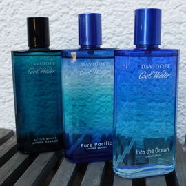 Cool Water Original, Pure Pacific und Into the Ocean von Davidoff